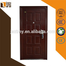 High quality steel galvanized panel reinforced security door